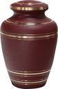 Cabernet Brass Adult Urn
