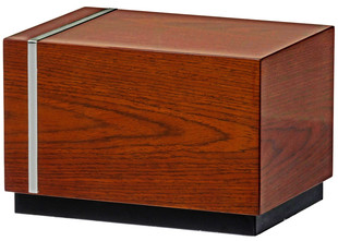 Espresso Contemporary Wood Adult Urn