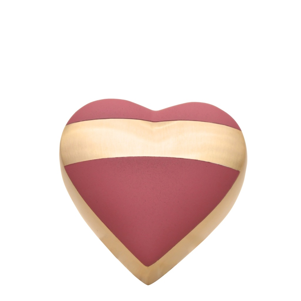 Luxa Rose Heart Brass Keepsake