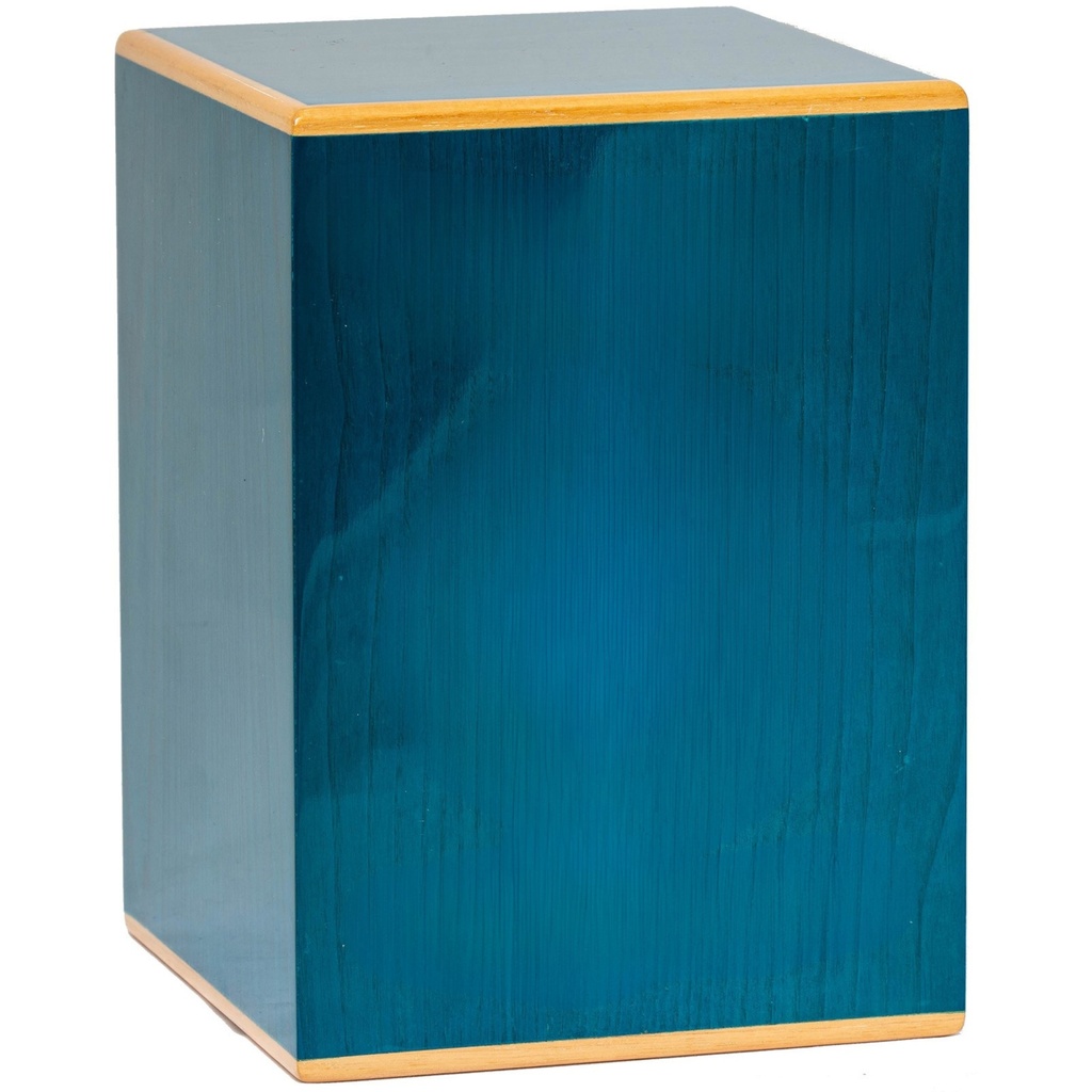 Ocean Blue Wood Adult Urn