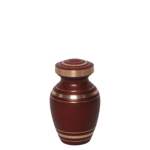 [514 BG] Cabernet Miniature Brass Urn
