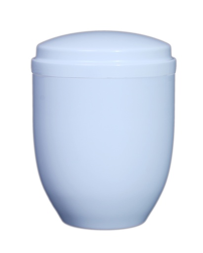 [530 WHT] White Metal Adult Urn