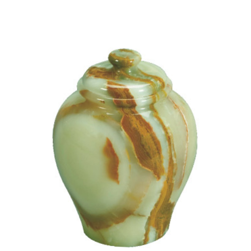 [918 LGV] Natural Onyx Marble Medium Urn